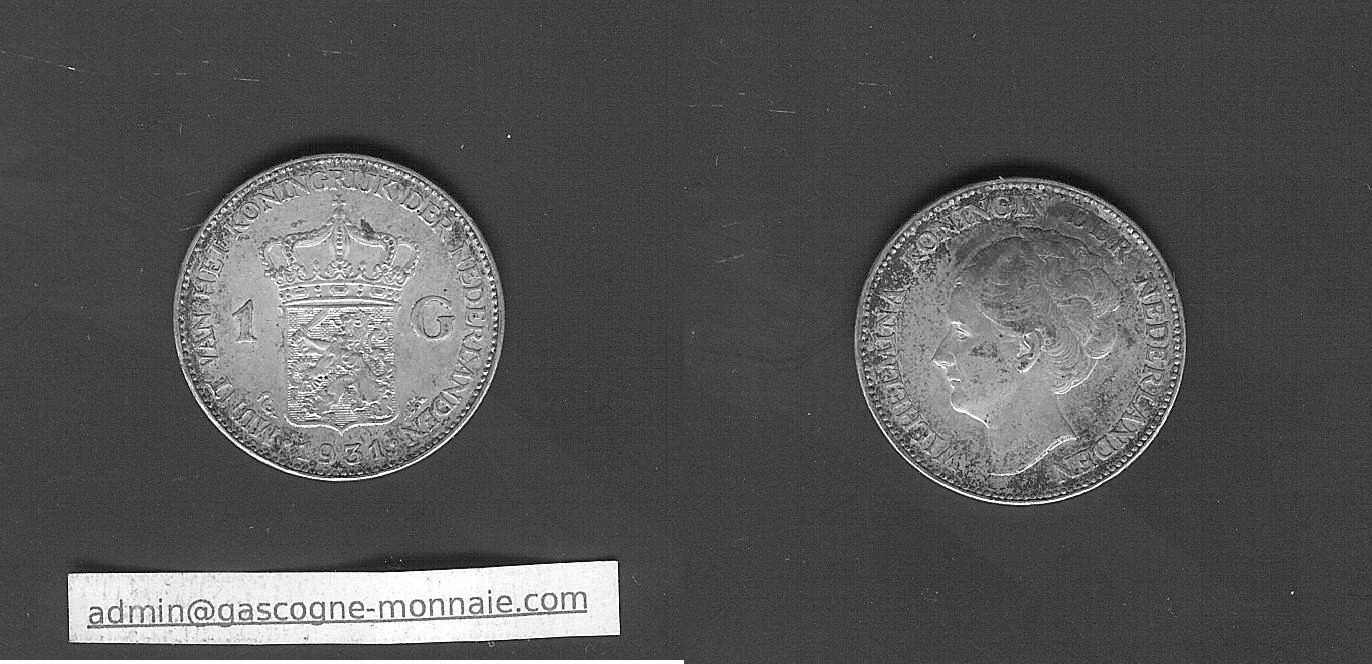 Netherlands gulden 1931 gEF